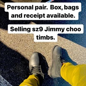 Jimmy Choo x Timberland Black Boot